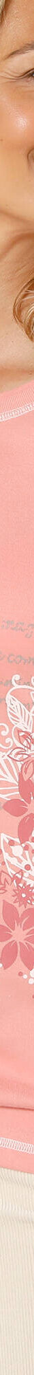 T shirt manches longues imprimé fleuri (corail grisé) T shirt manches longues imprimé fleuri (corail grisé)